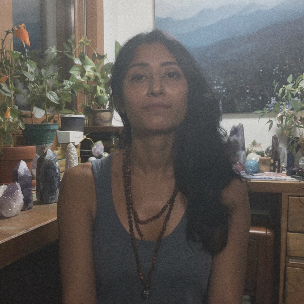 Priya S., Life coach and yoga instructor. Passionate about mindfulness and helping you find your calm.